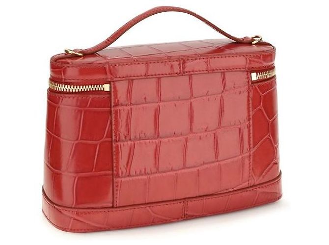 Jacquemus Borsa Bos Taurus in pelle di vitello rossa - vista 3