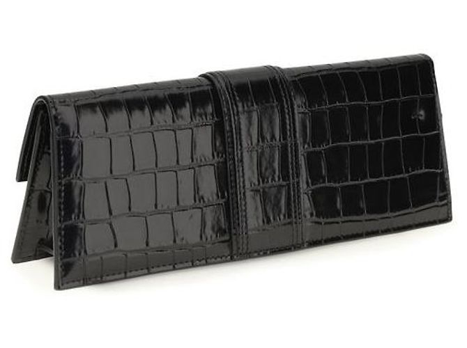 Jacquemus Black Calf Leather Bos Taurus Clutch Bag - view 3