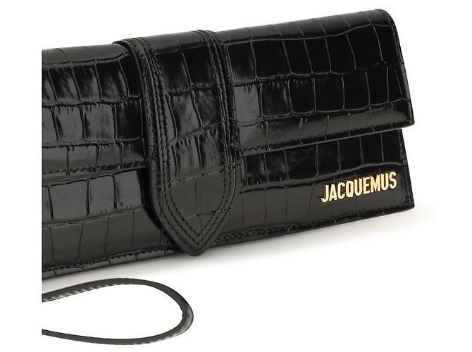Jacquemus Black Calf Leather Bos Taurus Clutch Bag - view 4