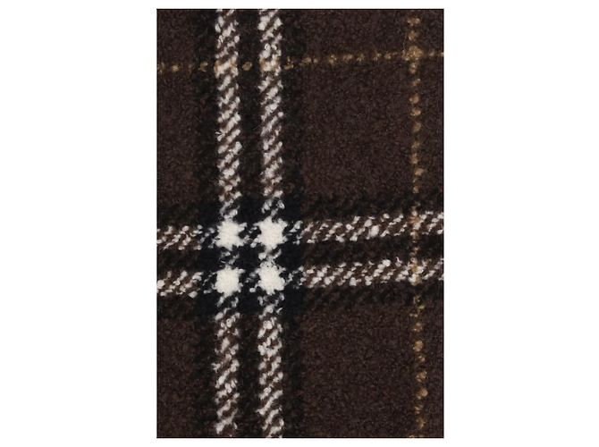 Burberry Sciarpa in alpaca Vicugna Pacos marrone - vista 3