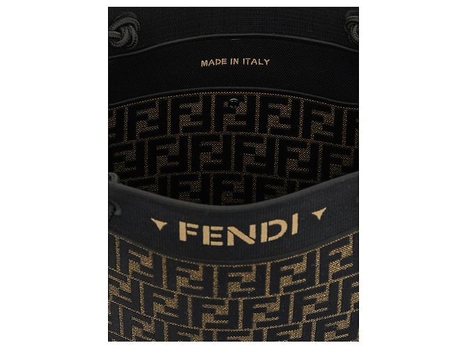 Fendi Baumwolltote Bag in Braun - Ansicht 4