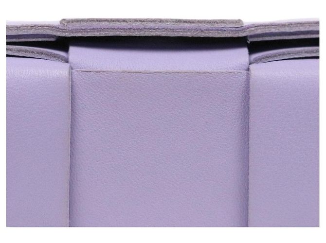 Bottega Veneta Mini Borsa a Tracolla Cassette Viola - vista 9