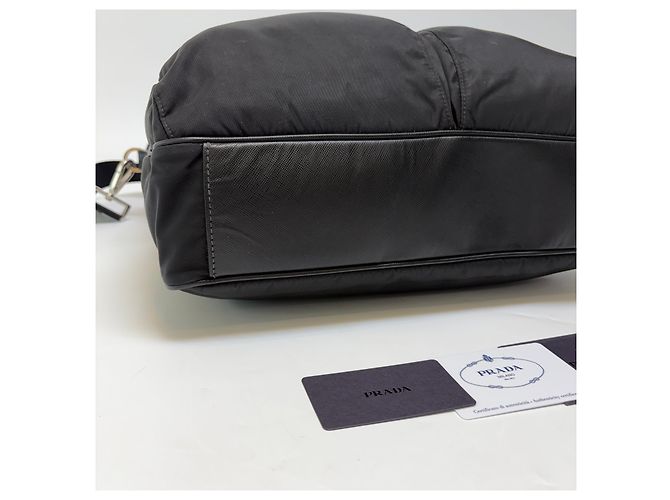 Prada Borsa a spalla Tote Saffiano (Black, Unisex) - vista 18