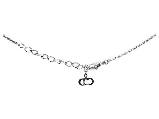 Dior Collar de plata Cubic Oblique Plate - vista 3