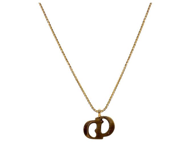 Colar Dior dourado - vista 2