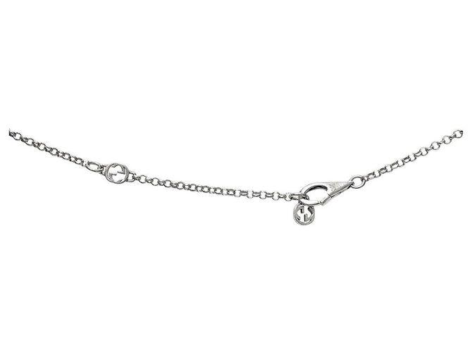 Gucci Collana Doppia in Argento - vista 3