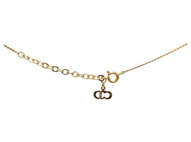 Colar Dior dourado - vista 3