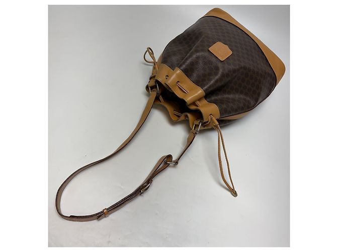 Céline Macadam Beuteltasche mit Kordelzug Braun - Ansicht 12
