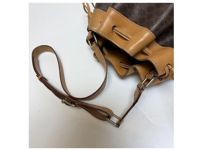 Céline Macadam Beuteltasche mit Kordelzug Braun - Ansicht 13