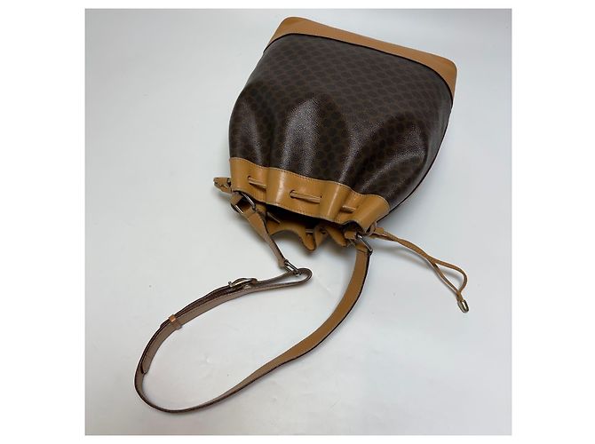 Céline Macadam Beuteltasche mit Kordelzug Braun - Ansicht 14