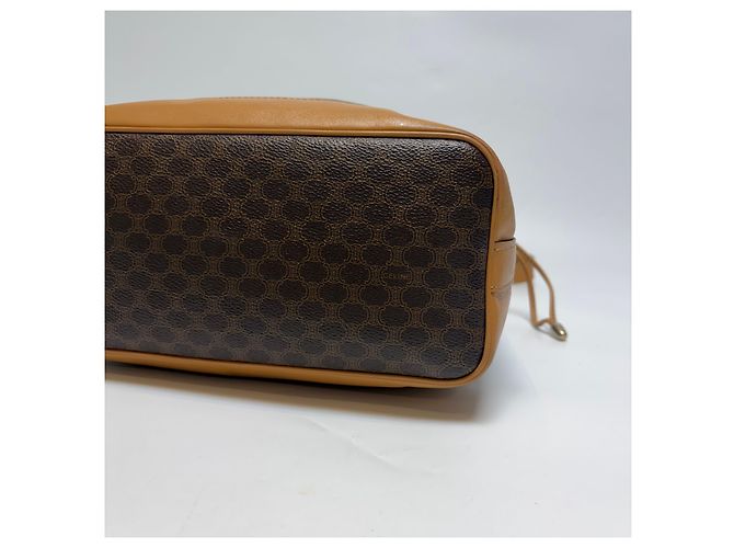 Céline Macadam Beuteltasche mit Kordelzug Braun - Ansicht 17
