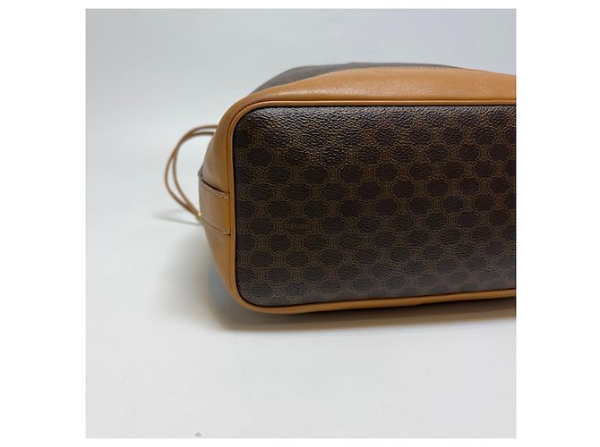 Céline Macadam Beuteltasche mit Kordelzug Braun - Ansicht 18