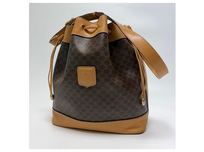 Céline Macadam Beuteltasche mit Kordelzug Braun - Ansicht 3