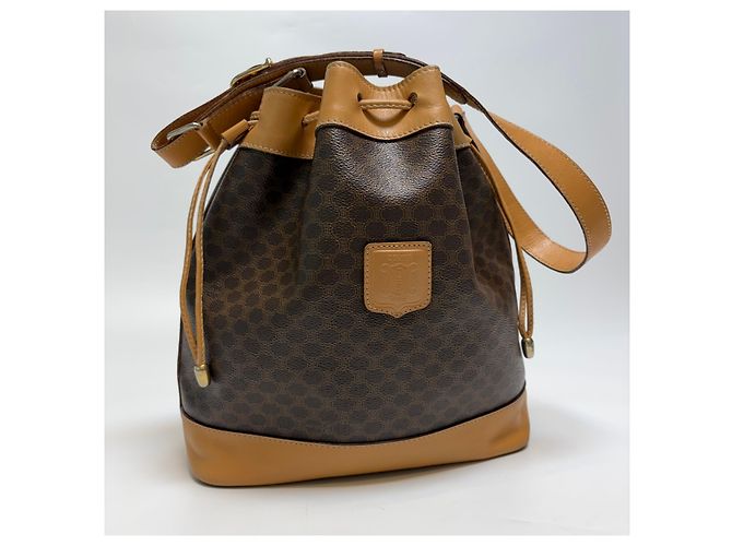 Céline Macadam Beuteltasche mit Kordelzug Braun - Ansicht 4
