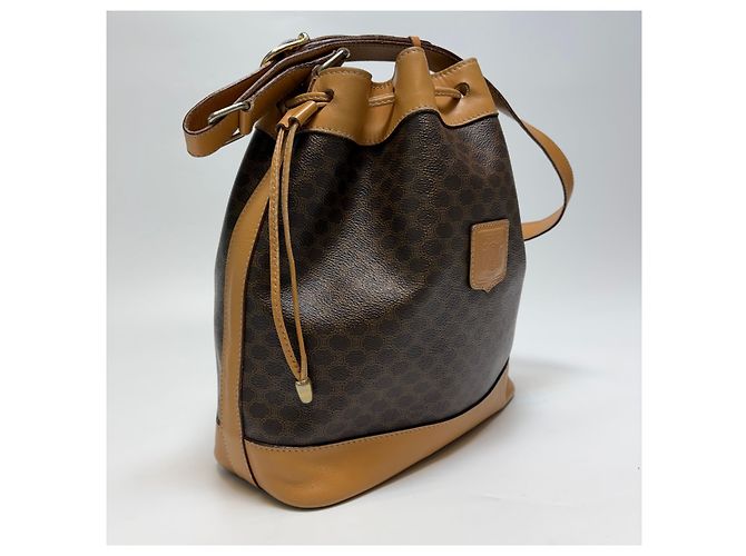 Céline Macadam Beuteltasche mit Kordelzug Braun - Ansicht 5
