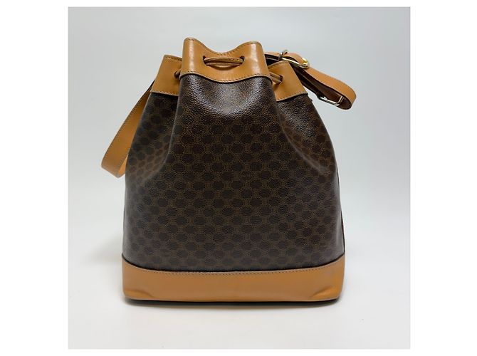 Céline Macadam Beuteltasche mit Kordelzug Braun - Ansicht 9