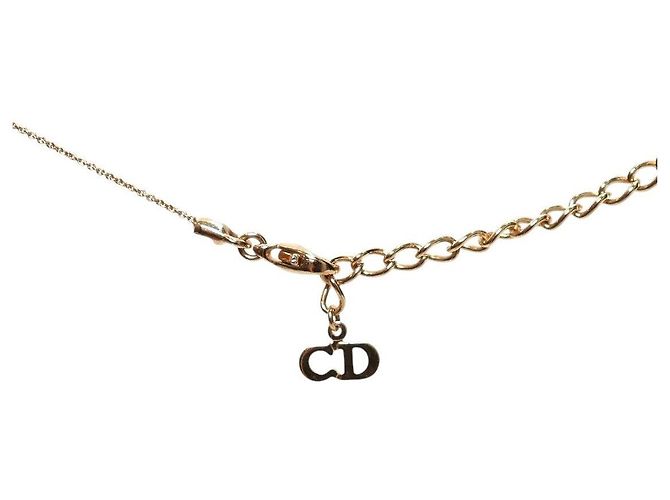 Dior Vertical CD Halskette Gold - Ansicht 3