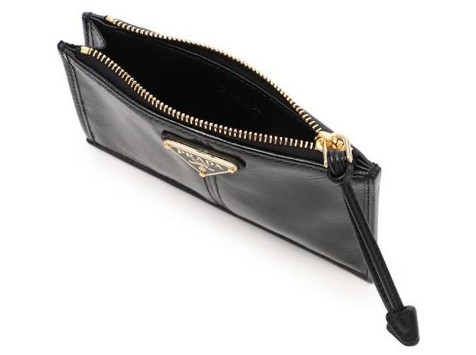 Prada Portacarte in pelle con zip - vista 4