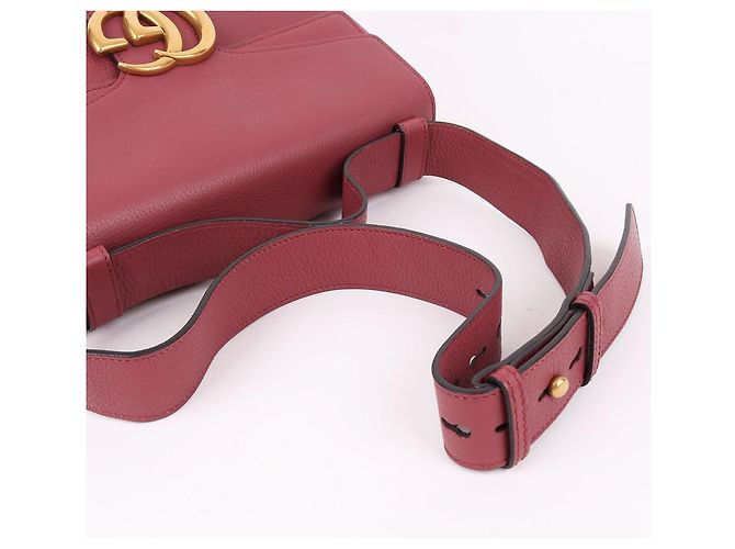 Gucci Borsa a tracolla GG Marmont Medium con patta - vista 7