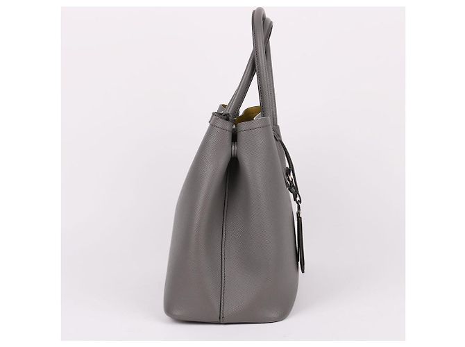 Prada Borsa Tote e a Tracolla Gray Dublè Silver - vista 6