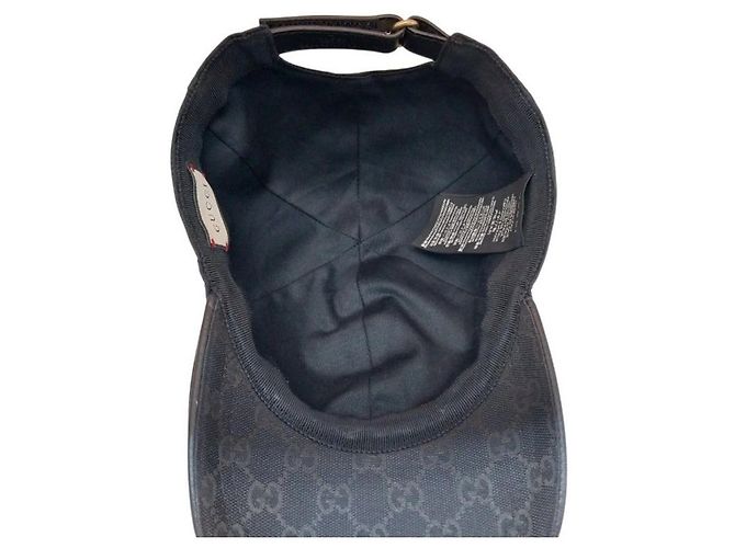 Gucci Web GG Canvas Baseball Cap Black Supreme Signature - Ansicht 3