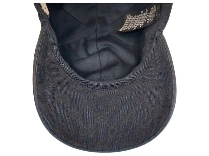 Gucci Web GG Canvas Baseball Cap Black Supreme Signature - Ansicht 4