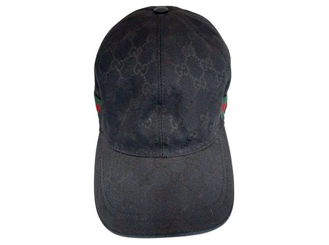 Gucci Web GG Canvas Baseball Cap Black Supreme Signature - Ansicht 7