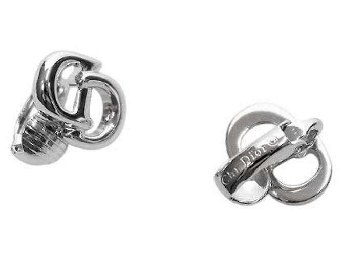 Orecchini Dior color argento - vista 4