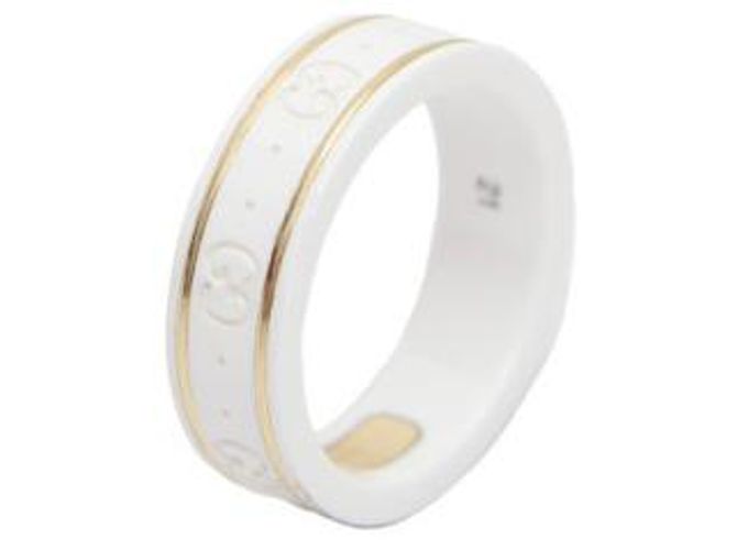 Gucci Anello Iconic da uomo in oro giallo - vista 8