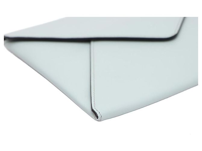 Clutch a Busta Marni in Pelle Verde Menta - vista 6