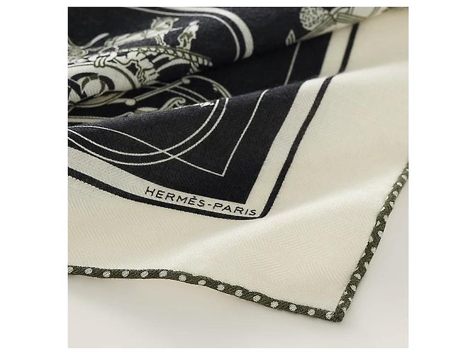 Hermès Cashmere Silk Women's Scarf - view 4