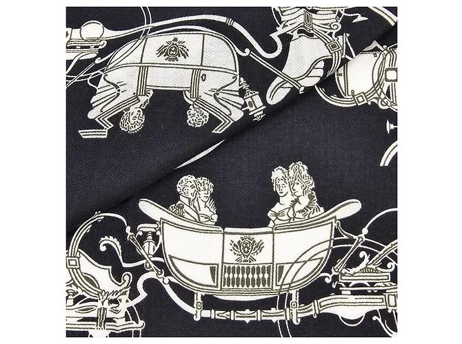 Hermès Cashmere Silk Women's Scarf - view 8