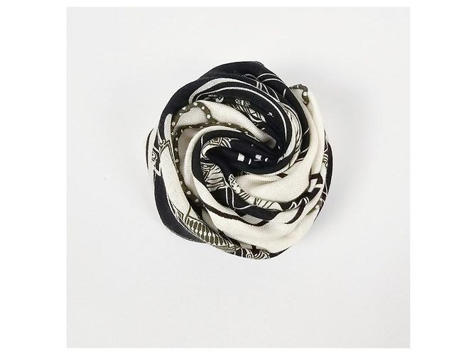 Hermès Cashmere Silk Women's Scarf - view 9