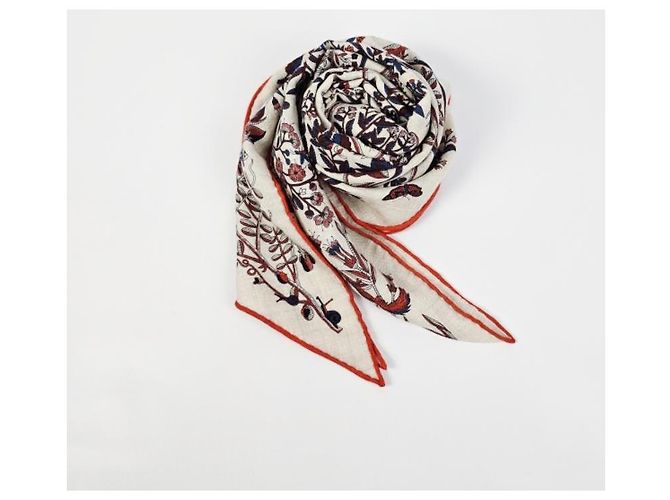 Hermès Sciarpa triangolare in cashmere e seta da donna - vista 7