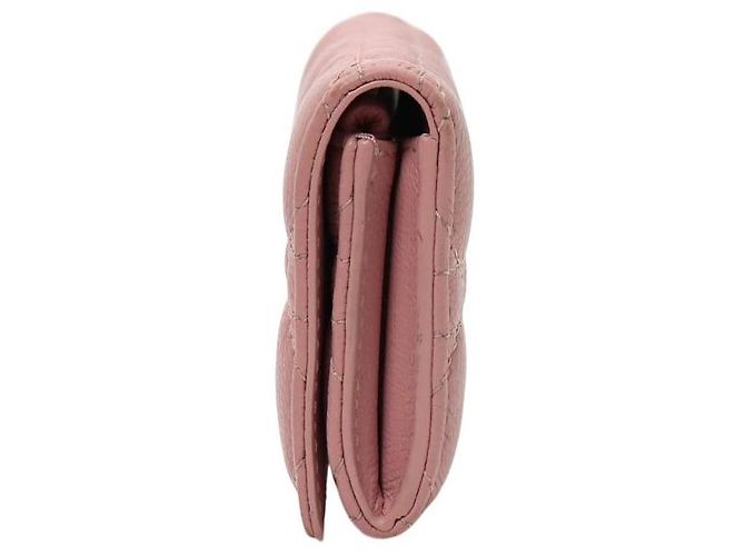 Tarjetero Dior de piel rosa - vista 2