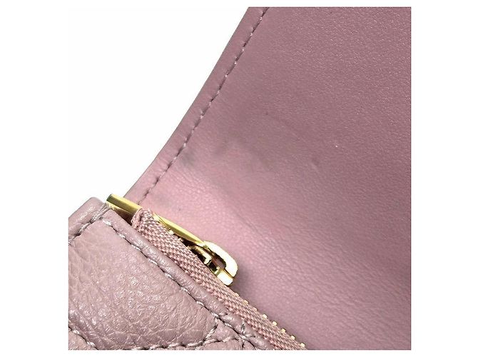 Tarjetero Dior de piel rosa - vista 7