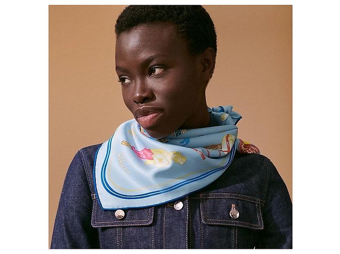 Hermès Sciarpa in seta da donna cm - vista 3