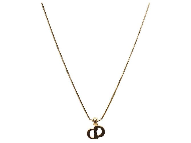 Collier Cubic Dior Doré - vue 2