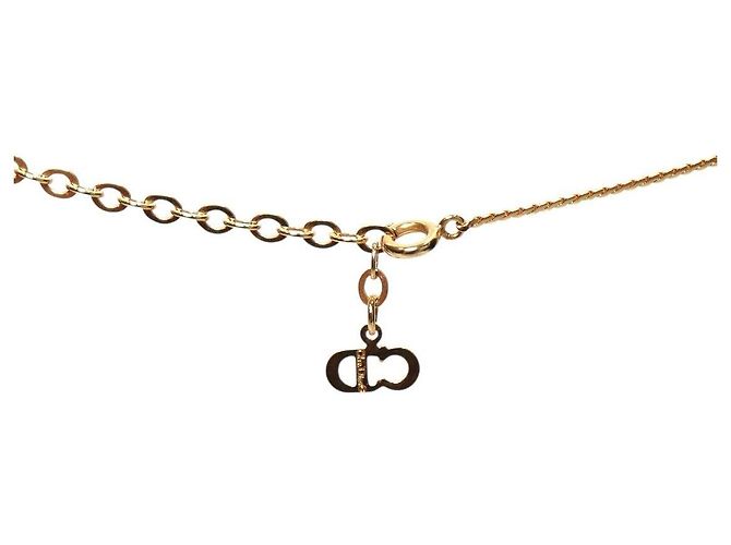Collier Cubic Dior Doré - vue 4