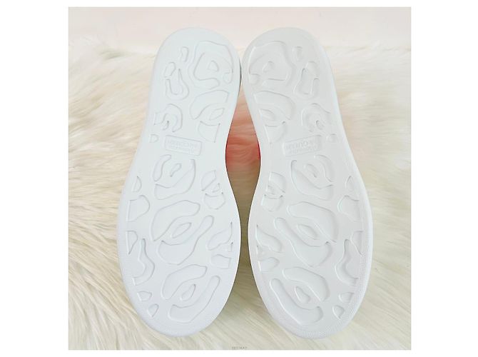 Alexander Mcqueen Sneakers rosa con suola oversized - vista 6