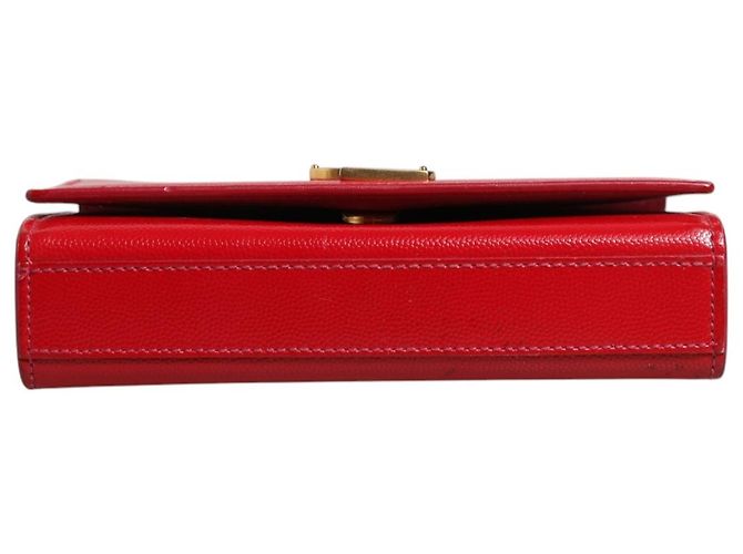 Autre Marque Borsa a tracolla Kate in pelle rossa - vista 5