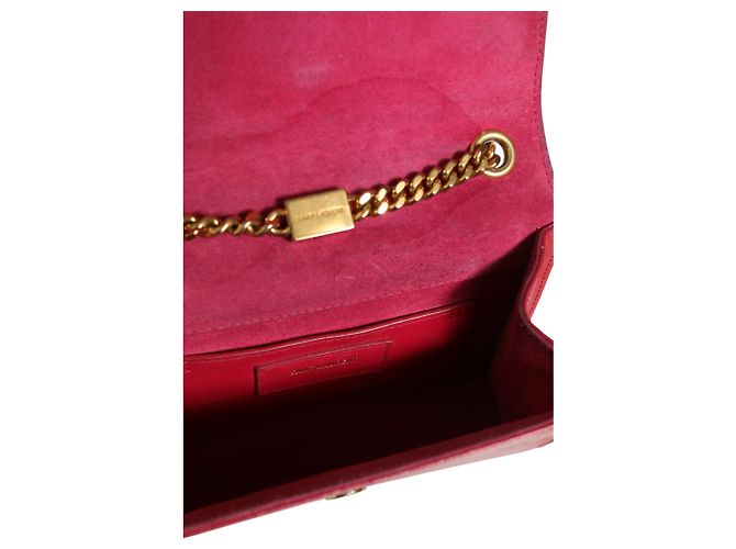Autre Marque Borsa a tracolla Kate in pelle rossa - vista 6