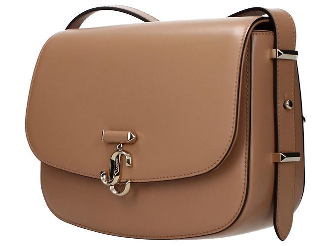 Jimmy Choo Borsa a tracolla in pelle marrone - vista 2