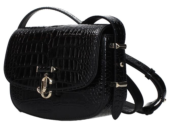 Jimmy Choo Borsa crossbody in pelle nera - vista 2