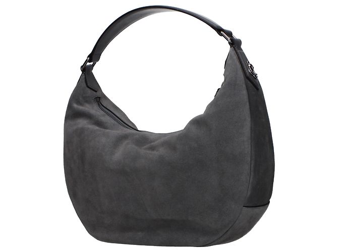 Jimmy Choo Borsa a tracolla in pelle grigia - vista 2