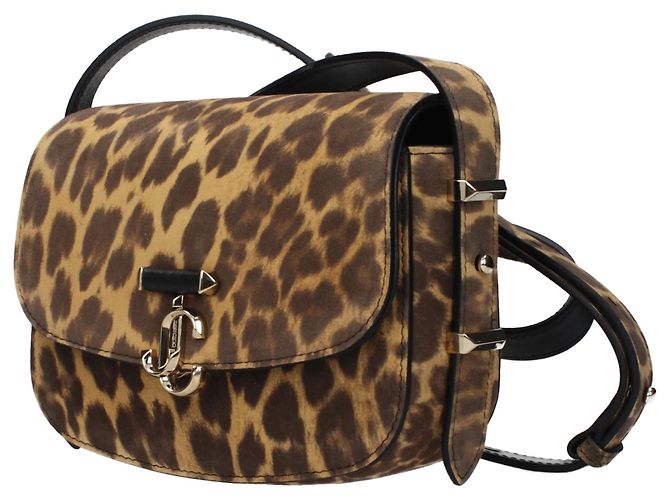 Jimmy Choo Borsa a tracolla in pelle marrone - vista 2