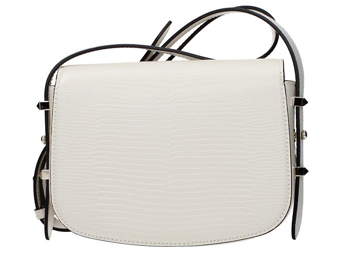 Jimmy Choo Borsa a tracolla in pelle bianca - vista 3