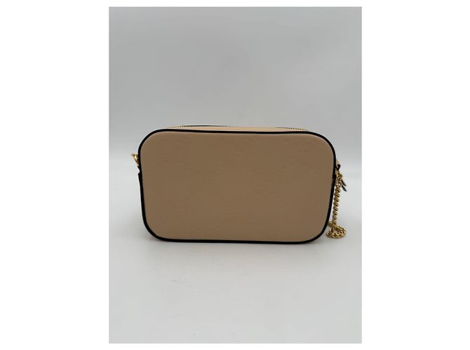 Borsa a tracolla GUCCI GG Jumbo Beige con tasca frontale - vista 2