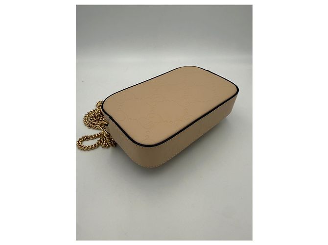 Borsa a tracolla GUCCI GG Jumbo Beige con tasca frontale - vista 8
