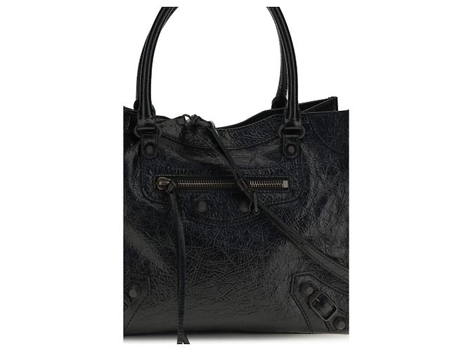 Balenciaga Borsa a tracolla Black Lamb Ovis Aries - vista 4